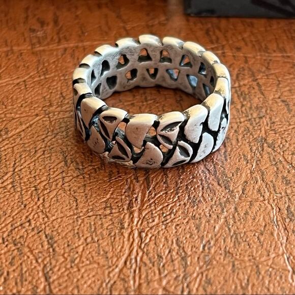 Shiraleah Chicago Thornton Tire Mark Ring Black Gray 9 NIB - Picture 12 of 12